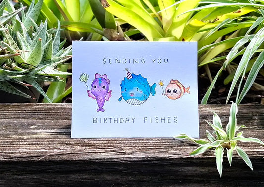 Card - Birthday Fishes